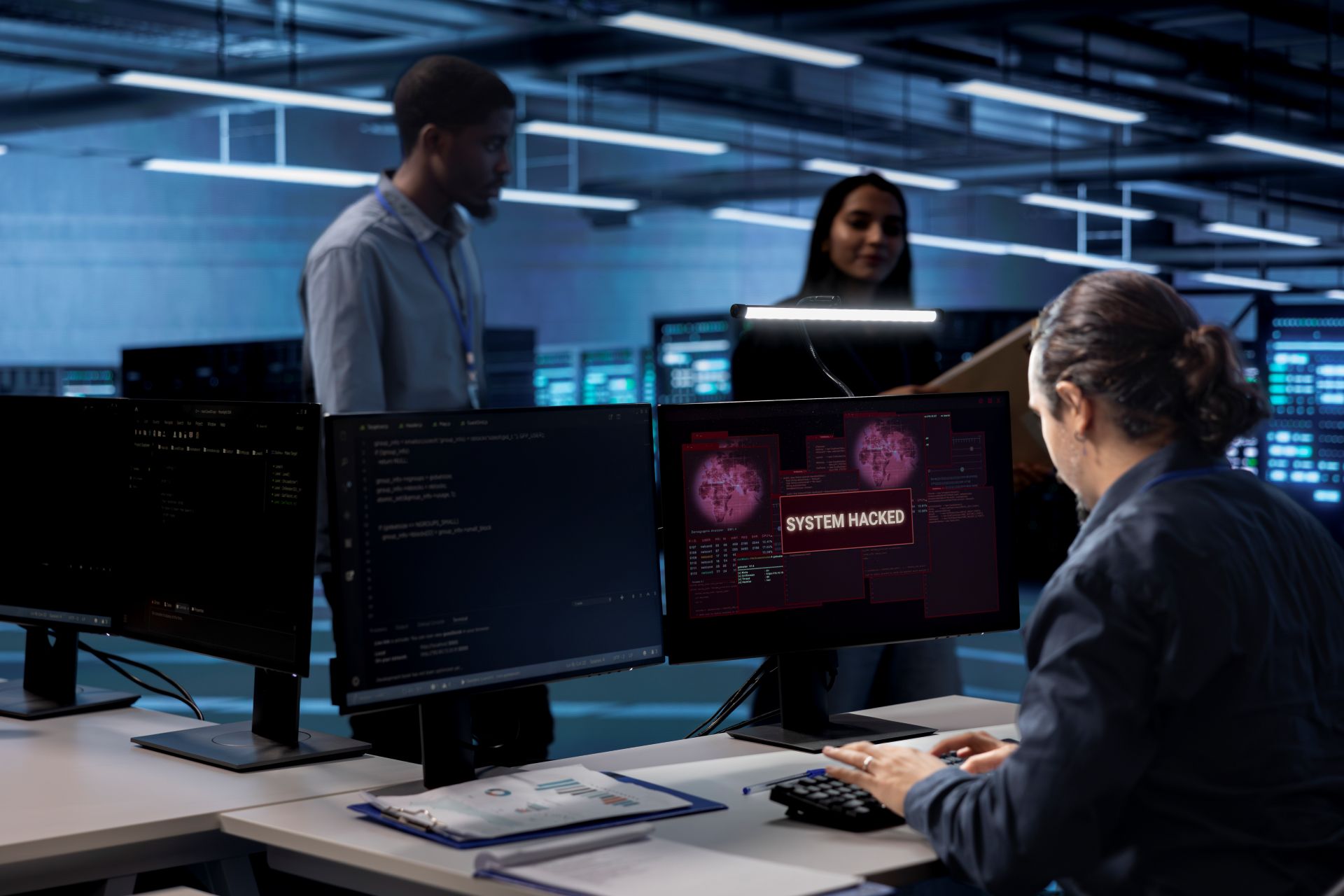 Protect your business with comprehensive cybersecurity and risk management solutions. We provide firewalls, backup and disaster recovery, penetration testing, and vulnerability assessments to ensure your operations remain secure and resilient.